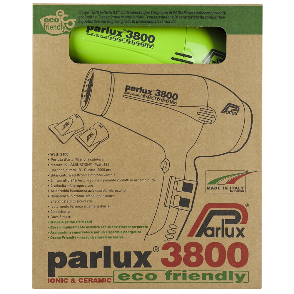 Parlux 3800 Eco Friendly Ionic and Ceramic Hair Dryer Shop Online