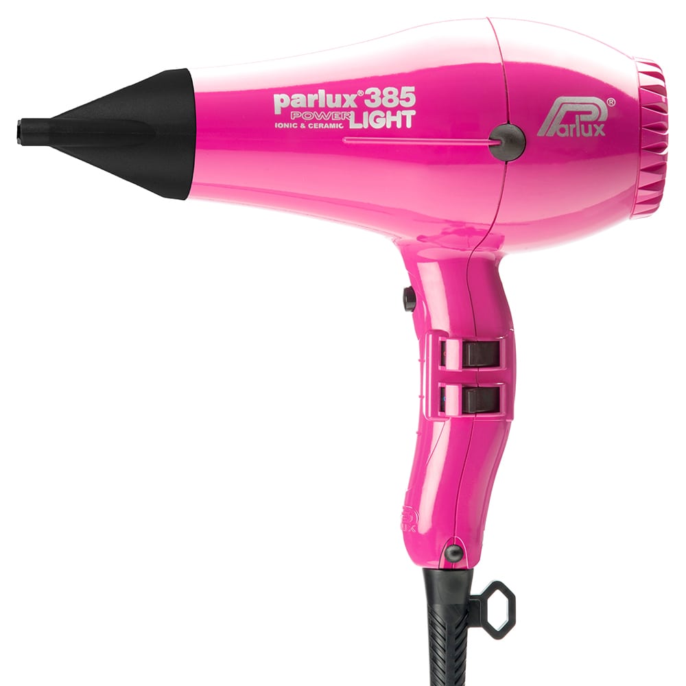 Parlux 385 Power Light Ionic and Ceramic Hair Dryer in Pink