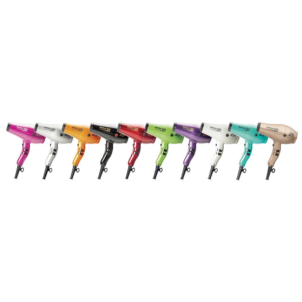 Parlux 385 Power Light Ionic and Ceramic Hair Dryer Colours