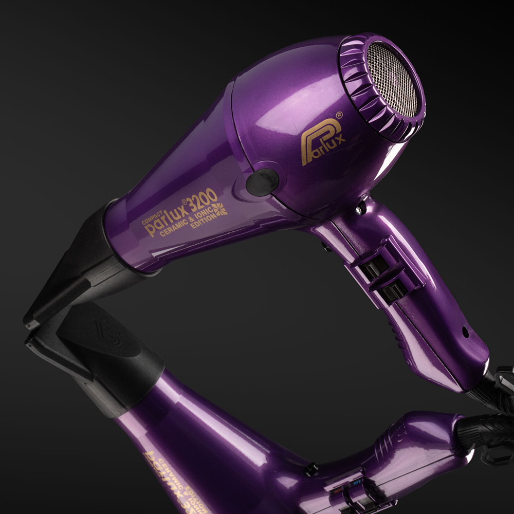 Parlux 3200 Compact Ionic and Ceramic Hair Dryer for Shinier, nozzle