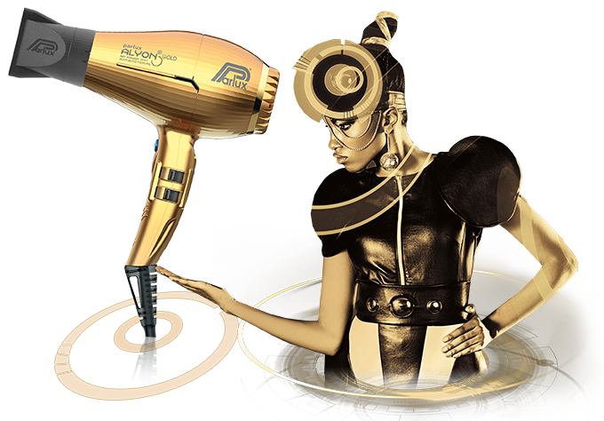 Parlux Alyon Gold Air Ionizer Tech Hairdryer