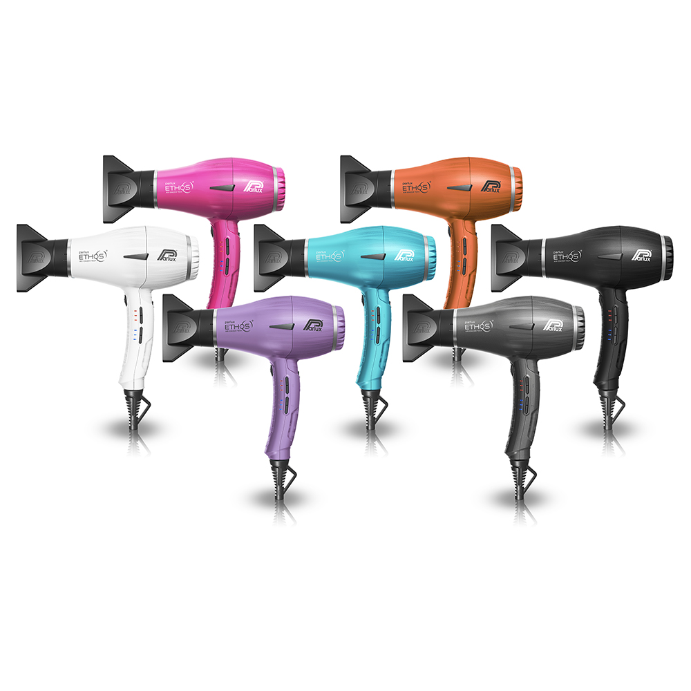 Parlux Ethos professional hair dryer colours